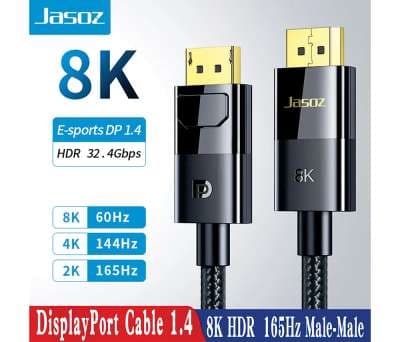 Մալուխ DisplayPort to DisplayPort 1.4 1մ