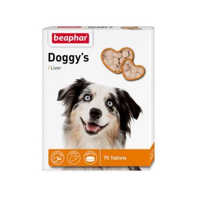 Beaphar Doggy's լյարդի վիտամիններ շների համար, 75 հատ
