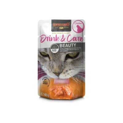 Leonardo Drink & Care Beauty հավի ապուր կատուների համար, 40 գ