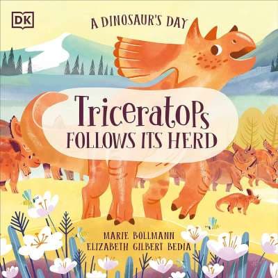 A Dinosaurs Day: Triceratops Follows Its