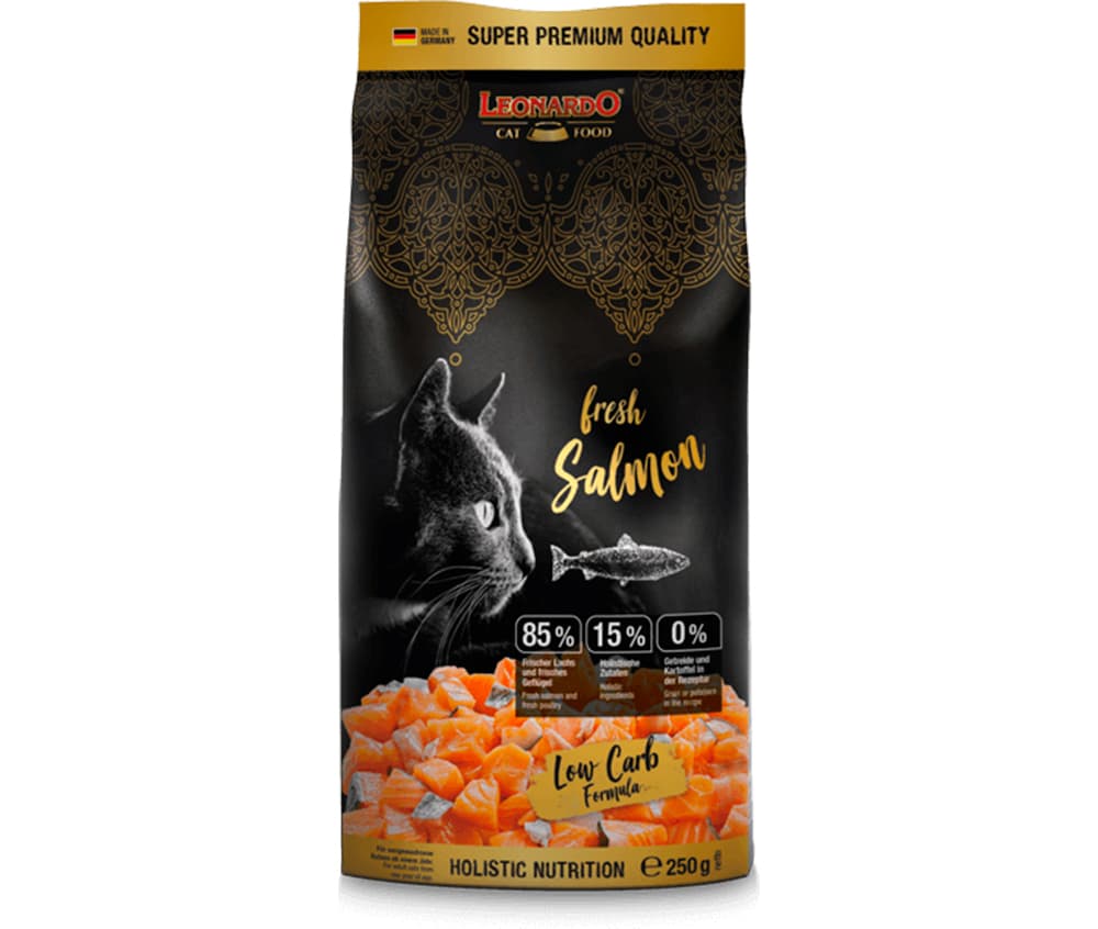 Կատվի կեր LEONARDO Fresh Salmon&Poultry 4 կգ