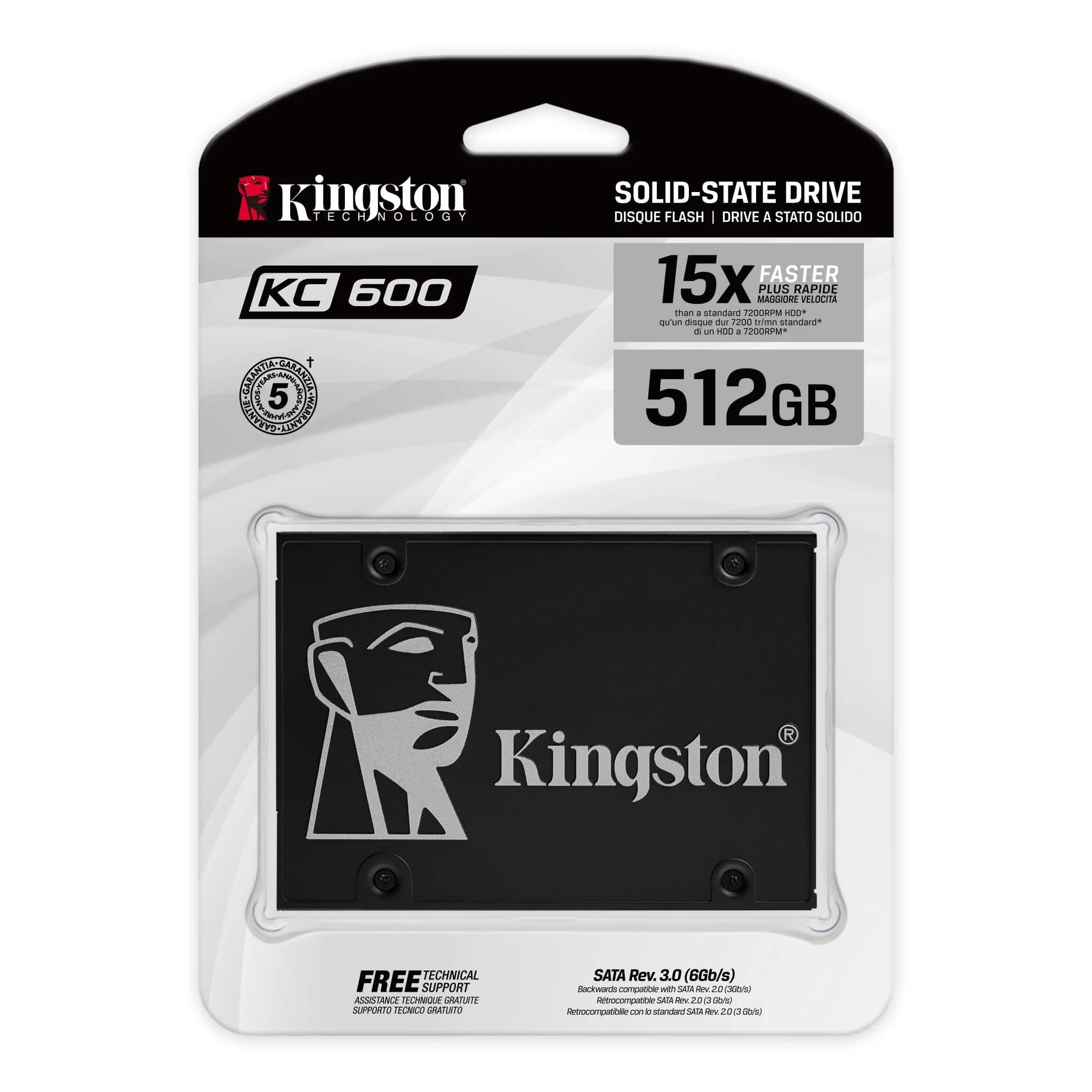 Կոշտ սկավառակ Kingston 512GB SKC600