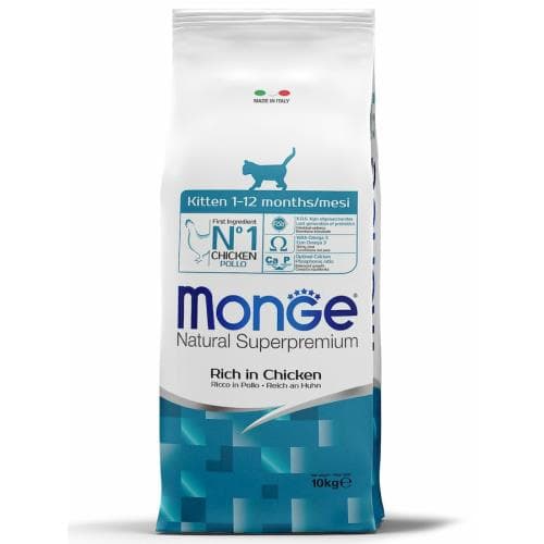 Monge Kitten Չոր կեր հավով և բրնձով ձագերի համար, 1կգ