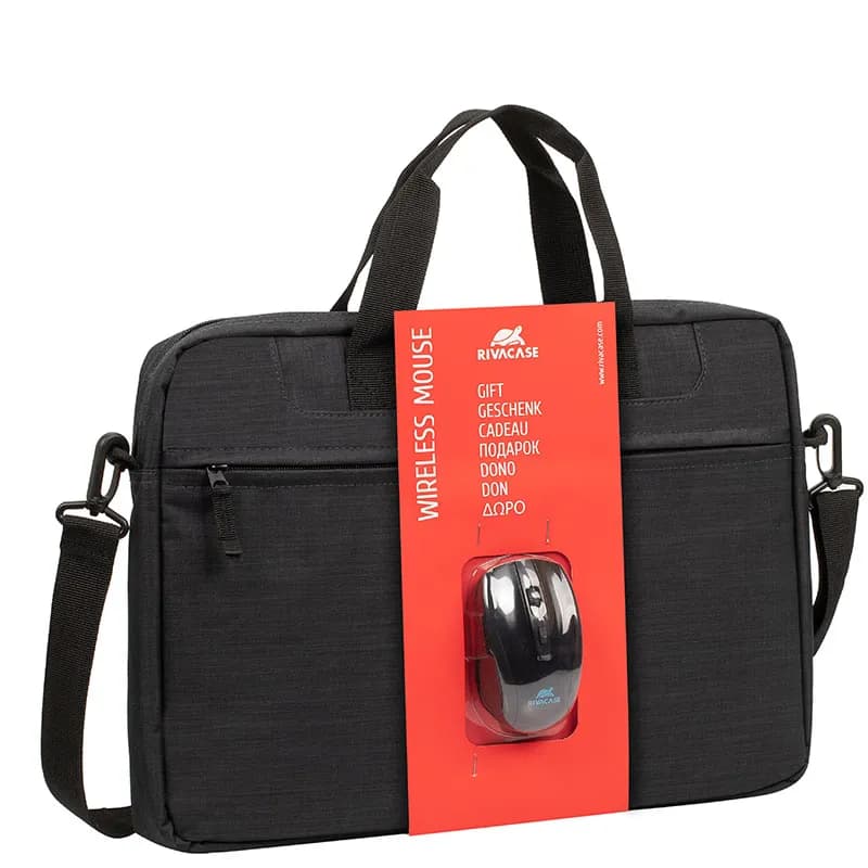 Պայուսակ Rivacase Bundle 8038 Black