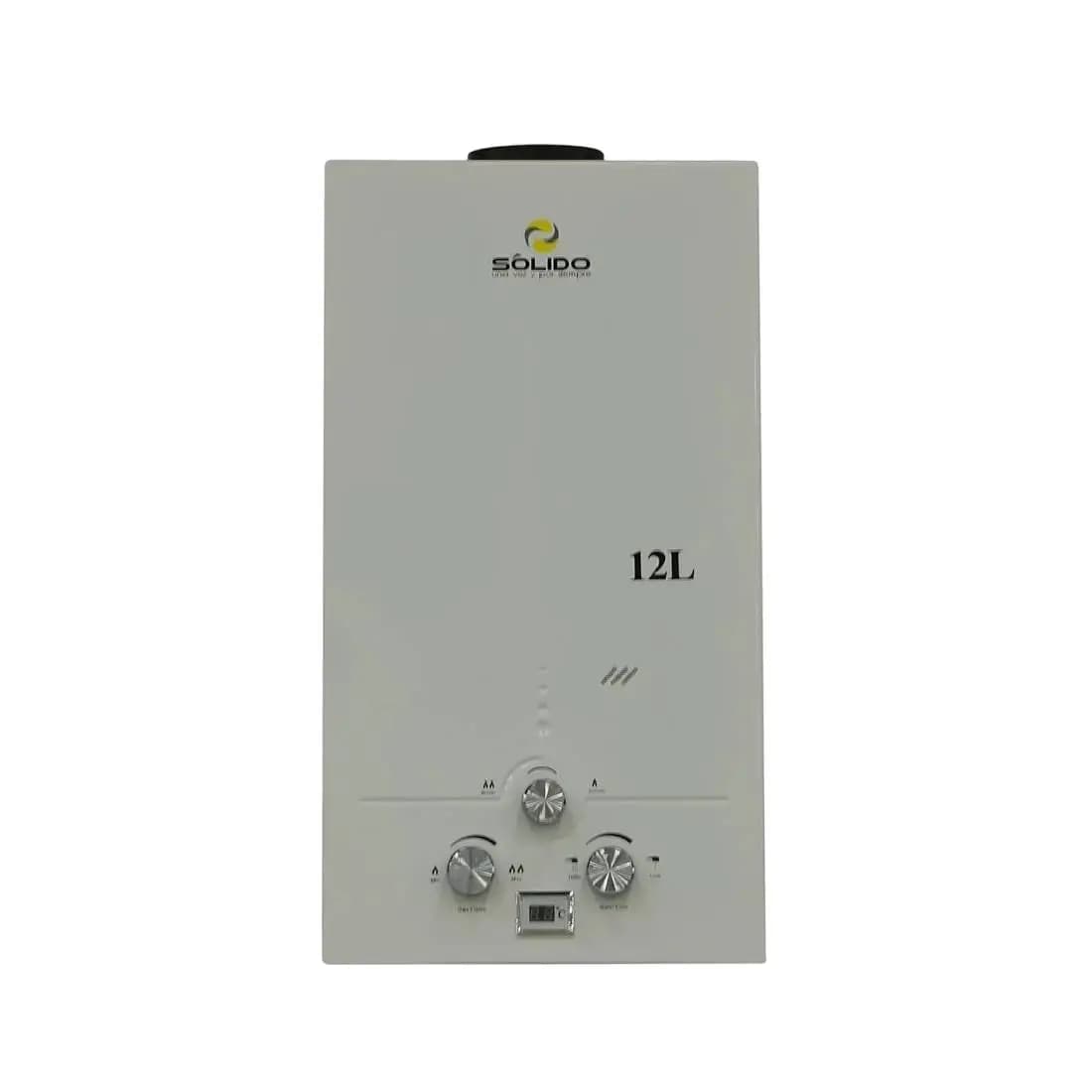 Գազային ջրատաքացուցիչ SOLIDO JSD20 S02 (1555) 12L Nikel