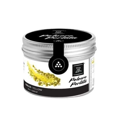 Մարգարտյա փոշի ներկ դեղին Pearly yellow 25 գ