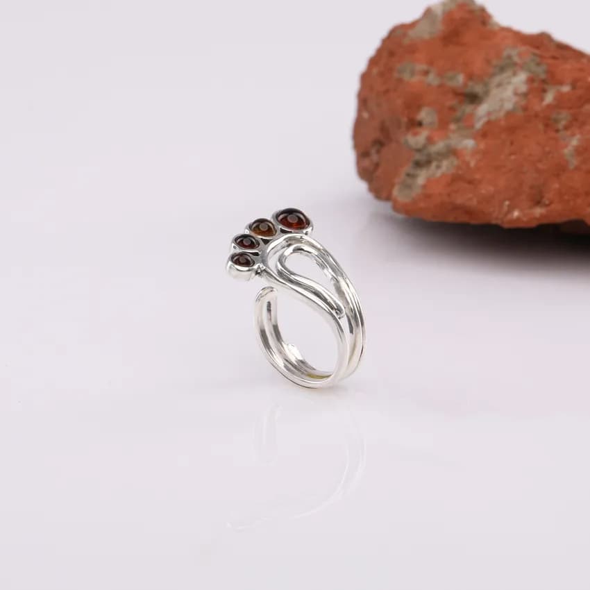 Արծաթե մատանի Աքիլլեսի գարշապար Kara Silver