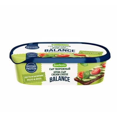 Քրիմ Չիզ Balance "Պեստո և Բազիլիկ", 0.14 կգ, Bonfesto