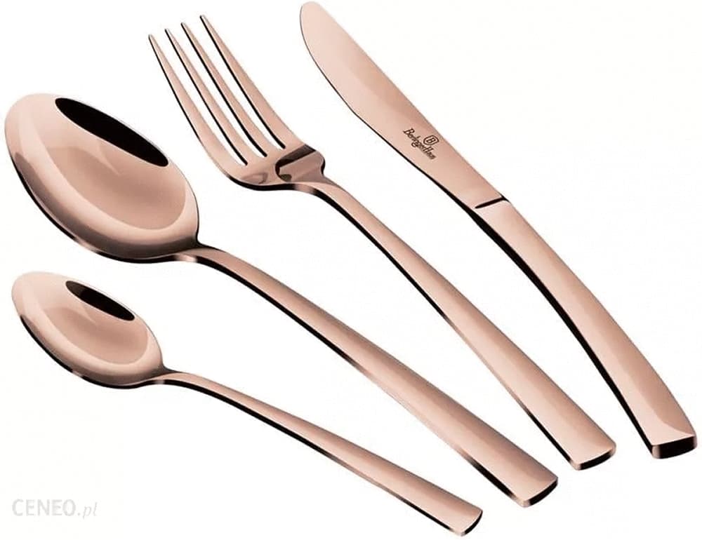 Rose Gold Line Սեղանի պարագաների հավաքածու 24 կտոր