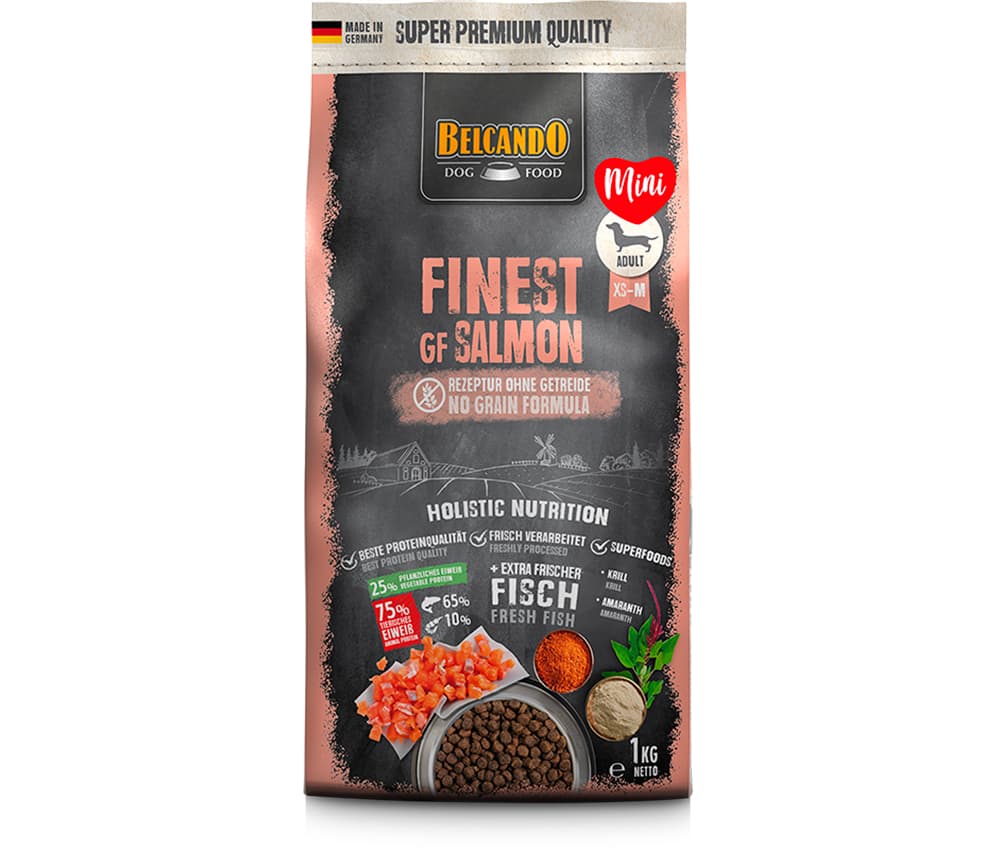 Շան չոր կեր BELCANDO Finest GF Salmon 1 կգ