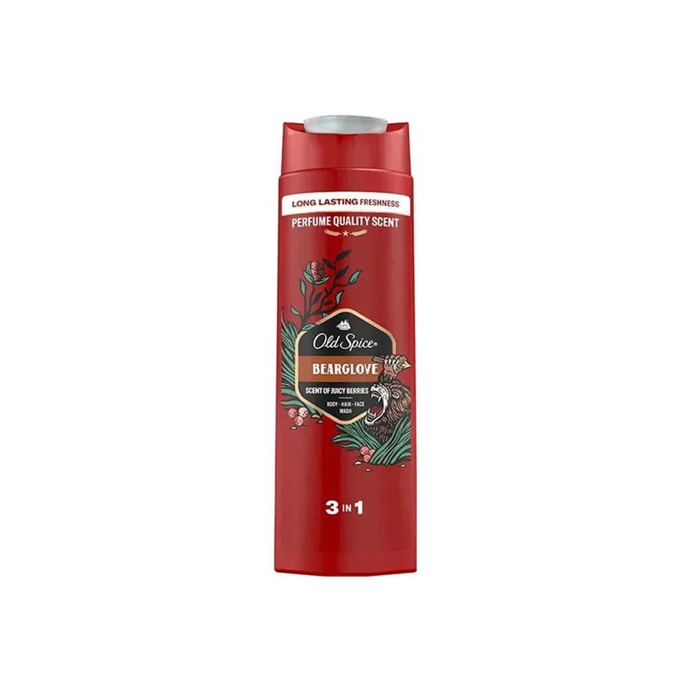 Old Spice լոգանքի գել Bearglove 3-ը 1-ում 400մլx6
