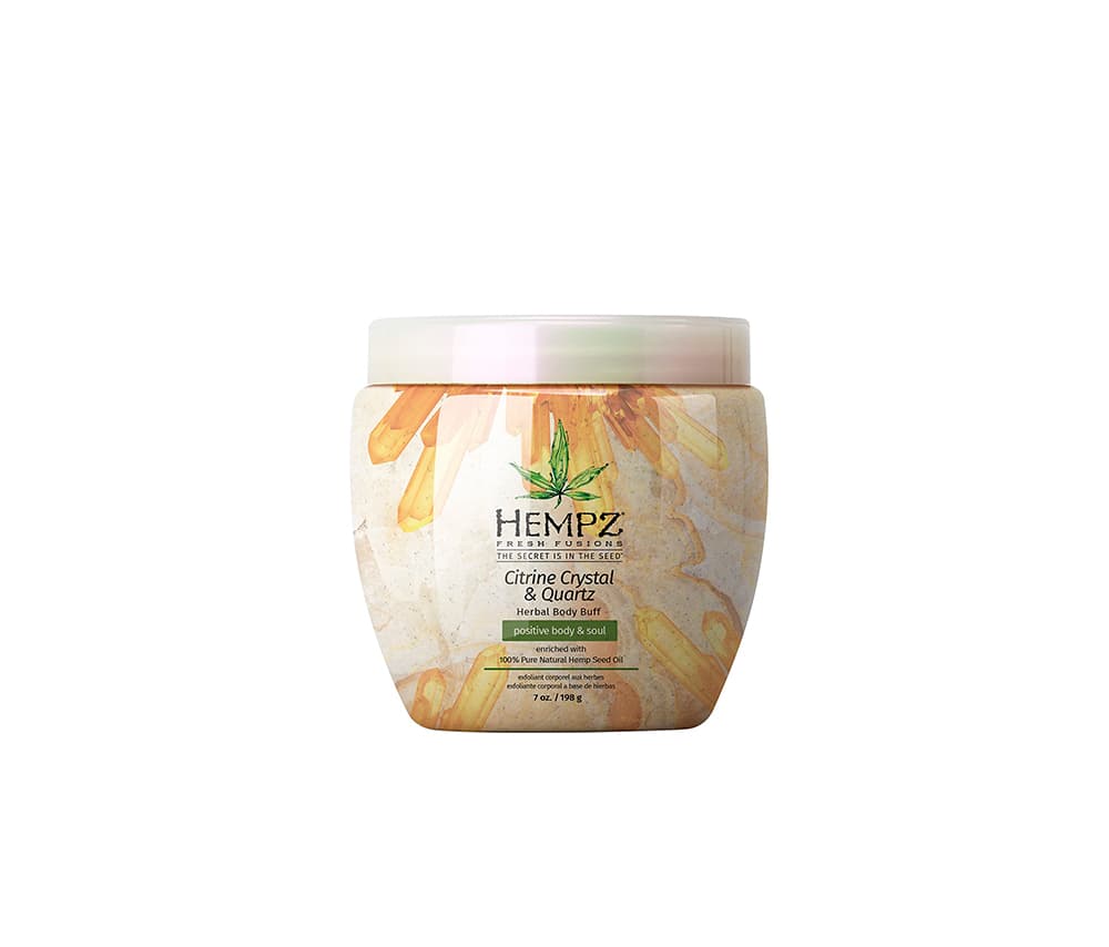 Hempz ցիտրինային բյուրեղյա քվարց մարմնի բուֆֆ 