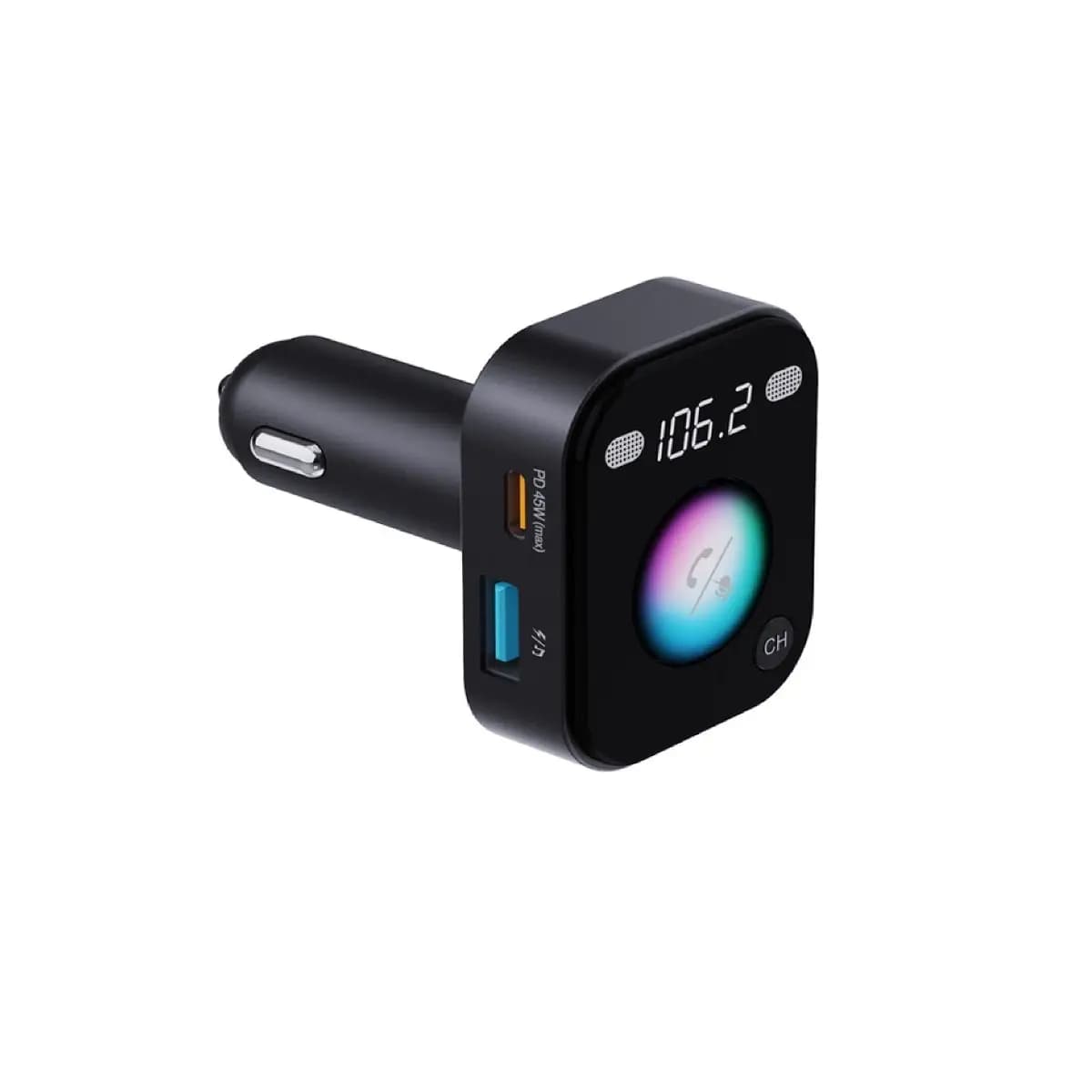 Մեքենայի լիցքավորիչ Porodo BT FM Transmitter Voice Command PD-BTFMTVC