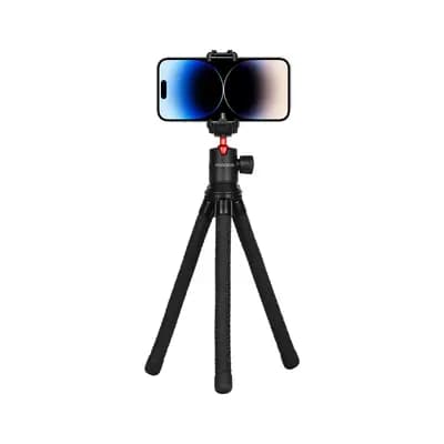  Սելֆիի ձող Porodo Selifie Flexible Foldable Exendable Tripod Phone Holder  PD-TRPSPH-BK