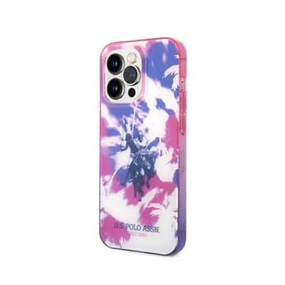 Պատյան U.S. Polo PC/TPU Dye Palm Doulble Horse logo Hard for iPhone 14 Pro