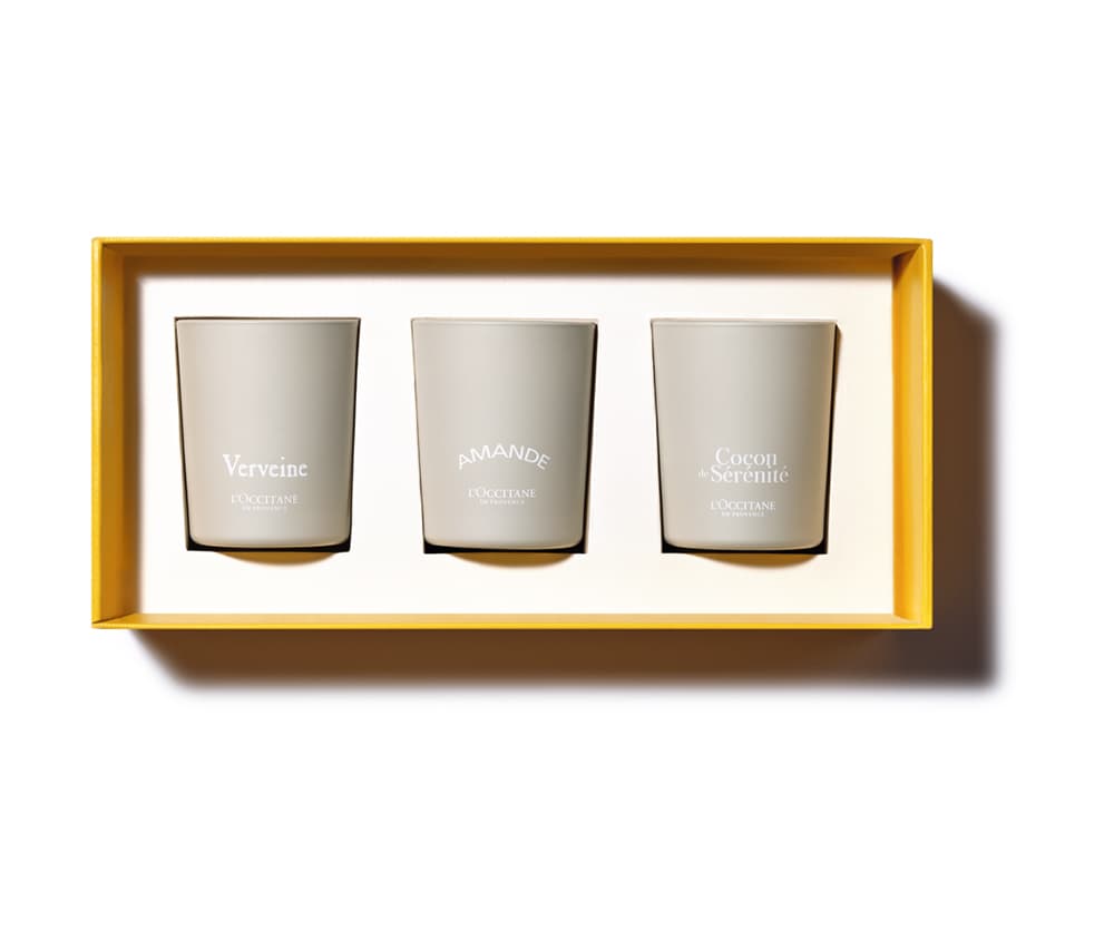 Most Loved Travel Candles Trio - L'Occitane