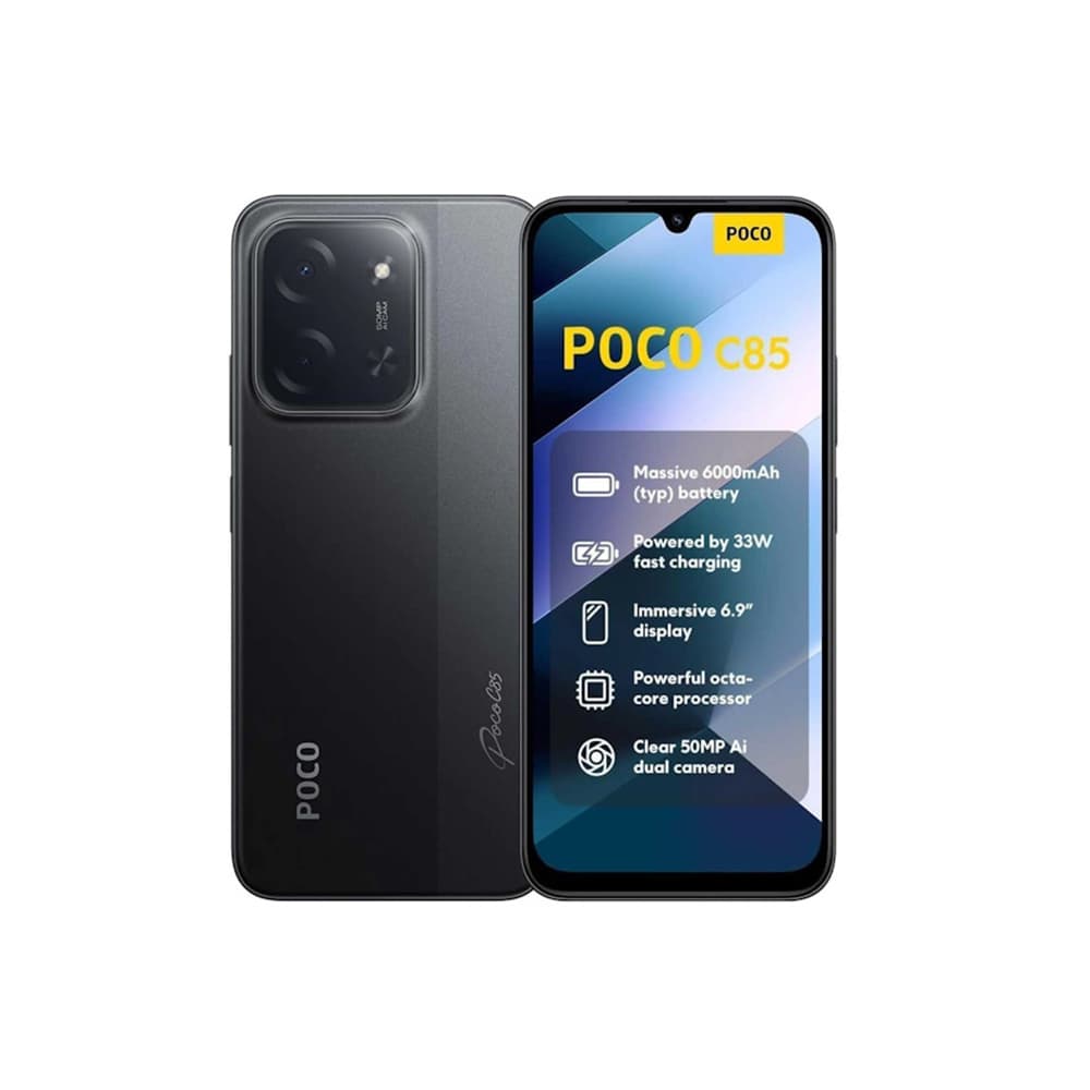 Բջջային հեռախոս Xiaomi POCO C85 8GB/256GB Black RU (25078PC3EG)