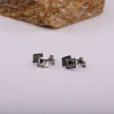 Արծաթե ճարմանդներ Տեխնո Kara Silver