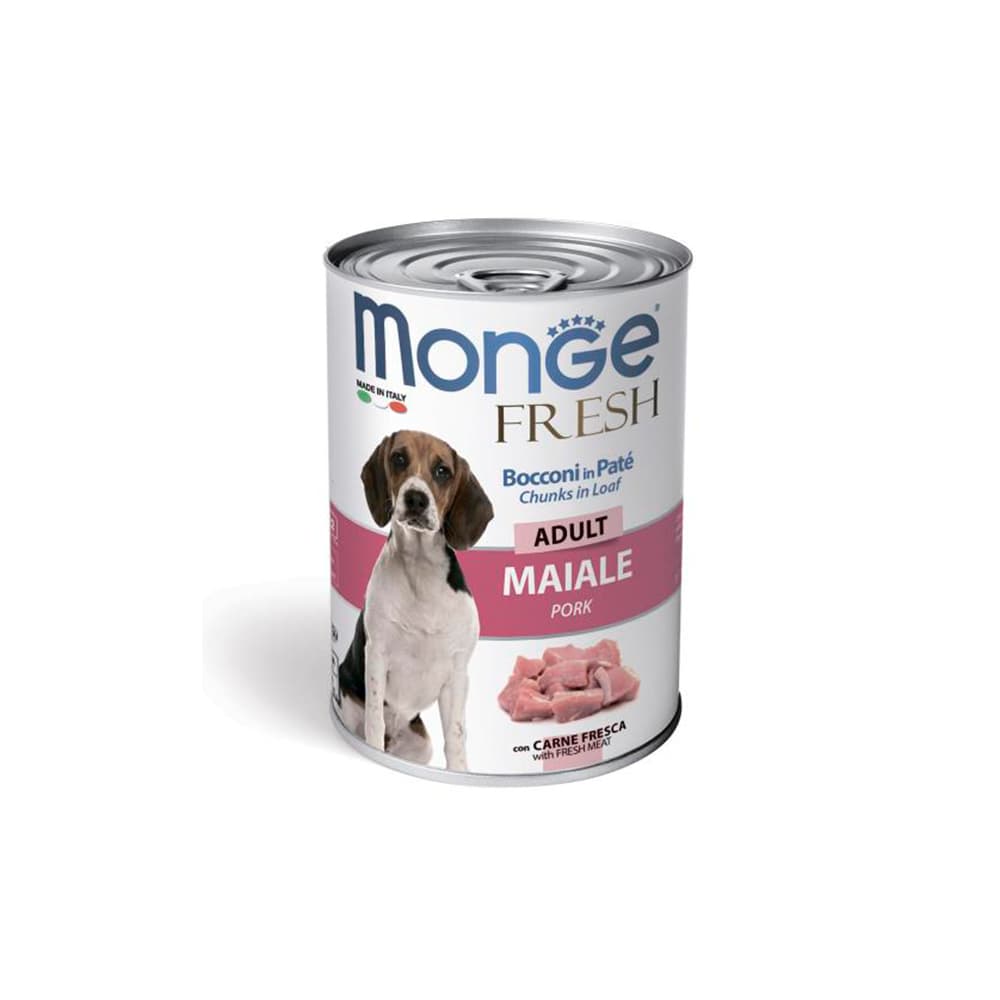 Monge Fresh Թաց շան կեր խոզի մսով, 400 գ