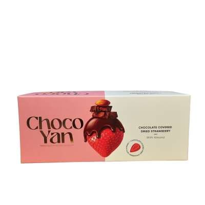 Շոկոլադապատ ելակի չիր նուշով Choco Yan