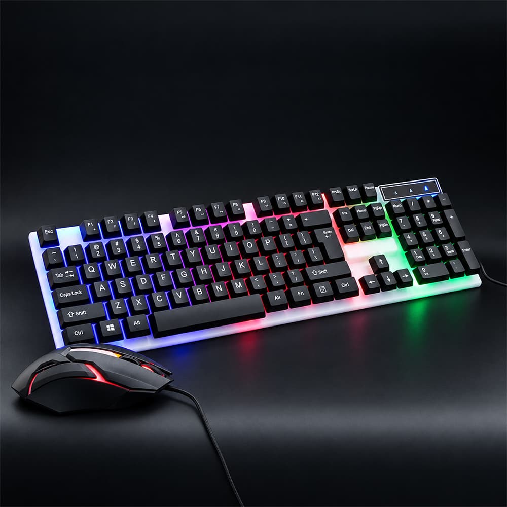Խաղային հավաքածու 2IN1 RGB լուսաորությամբ