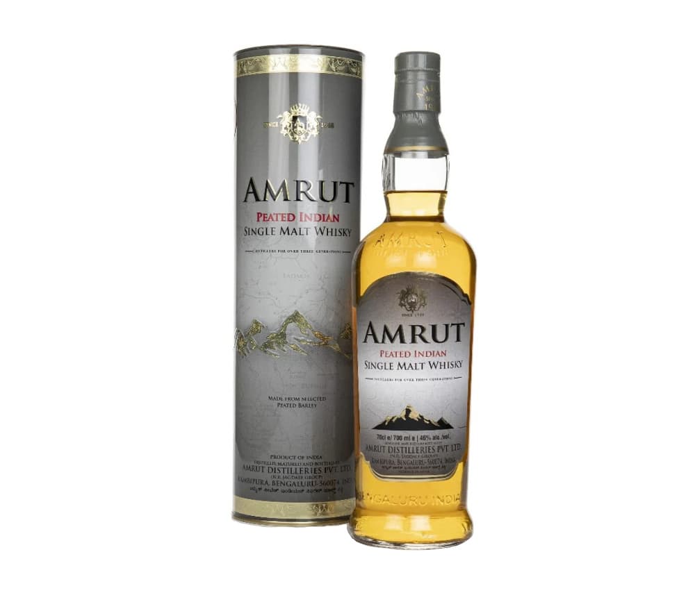 AMRUT Peated Indian Single Malt միածիկային վիսկի, 0.7լ