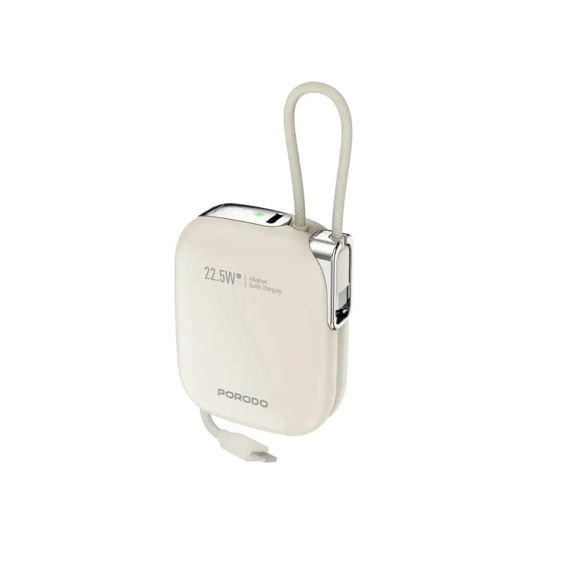 Արտաքին մարտկոց Porodo Bali 10000mAh Power Bank Inbuilt Lighting PDPBFCH0105