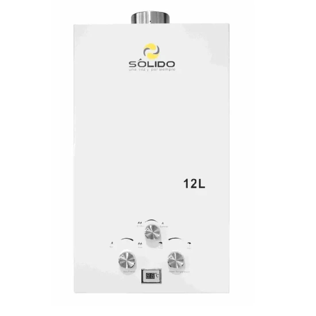 Գազային ջրատաքացուցիչ SOLIDO JSG20-F16 (1520) Turbo 12L White