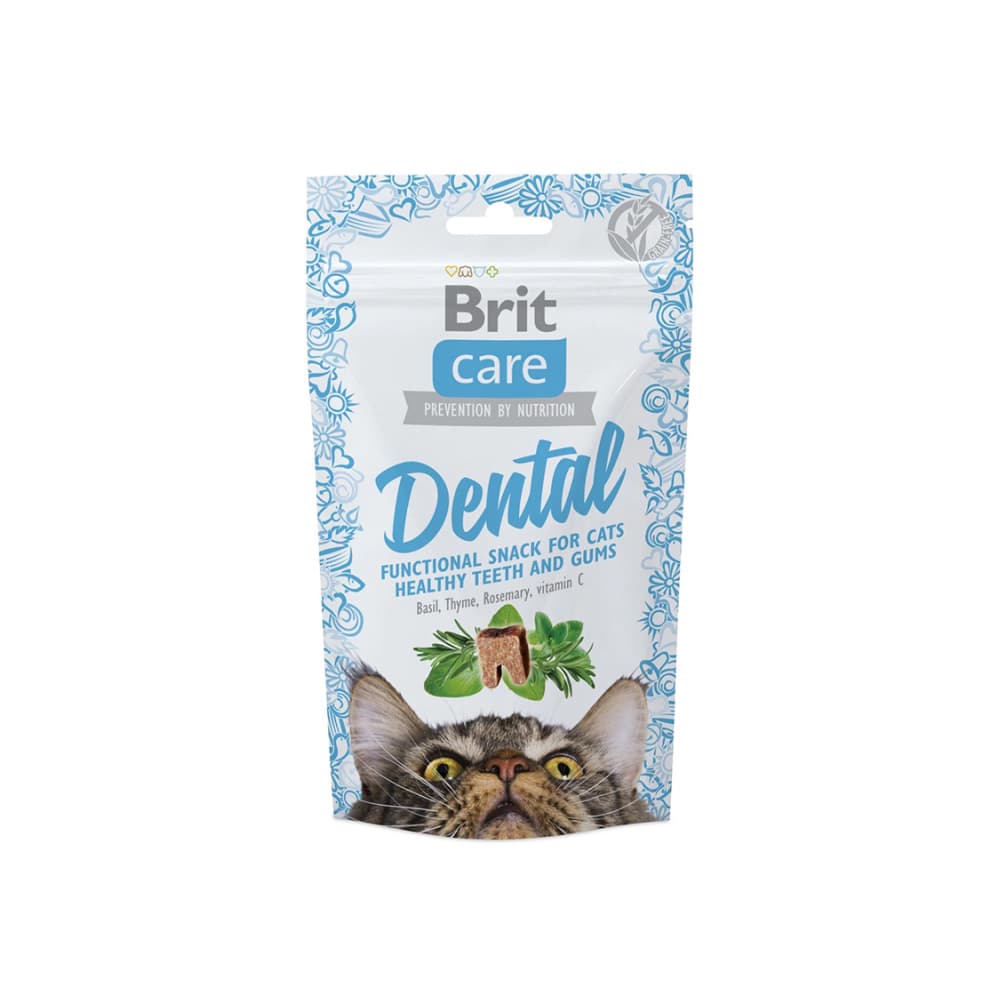 Brit Care Dental Indush կատվի համար նախատեսված քաղցրավենիք, 50 գ