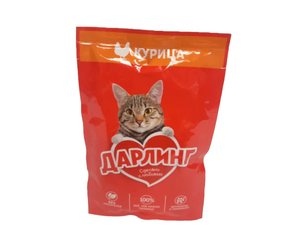 Կատվի խոնավ կեր Darling Հավի մսով