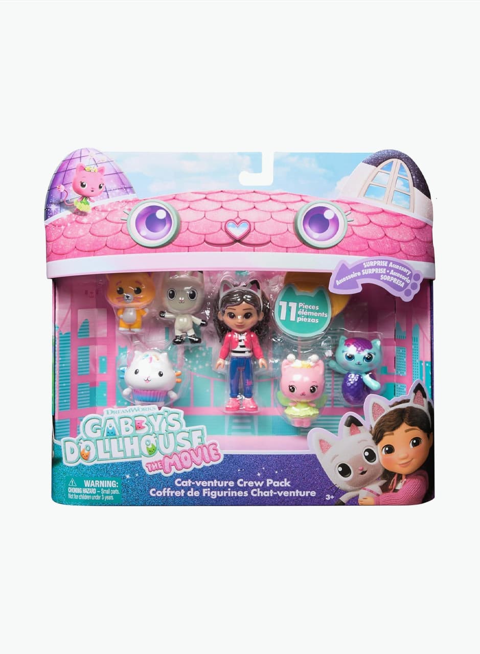 Spin Master Ֆիգուրների հավաքածու Gabby's Dollhouse "Cat Venture Crew Pack"