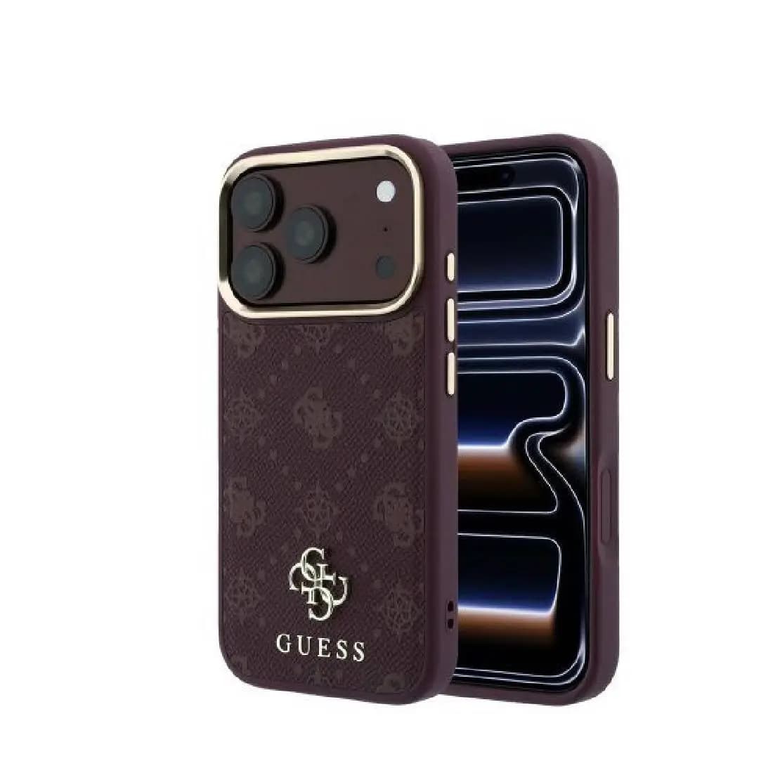 Պատյան iPhone 18 Pro Guess Magsafe Peony 4G Hard Small Logo 
