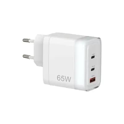 Լիցքավորիչ Powerology Lunex Series Fast Charging Adapter PD 65W PWFC1028E