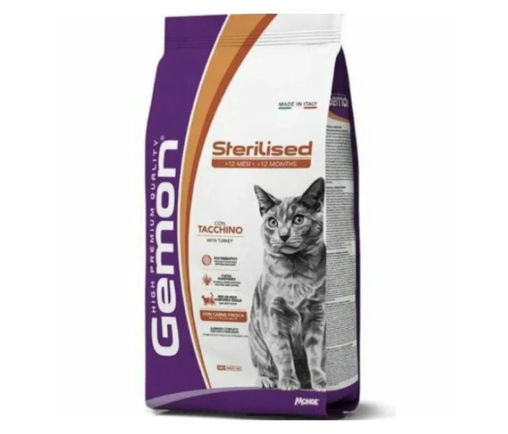 Կատվի չոր կեր Gemon Sterilised Cat (ստերիլիզացրած կատուների համար) 1կգ