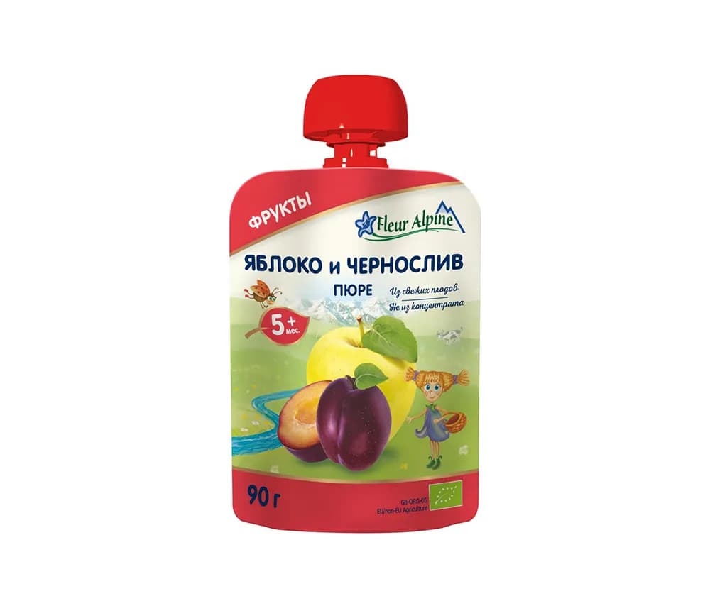 Խյուս "Խնձոր, սև սալոր" 5 ամսականից 90գ