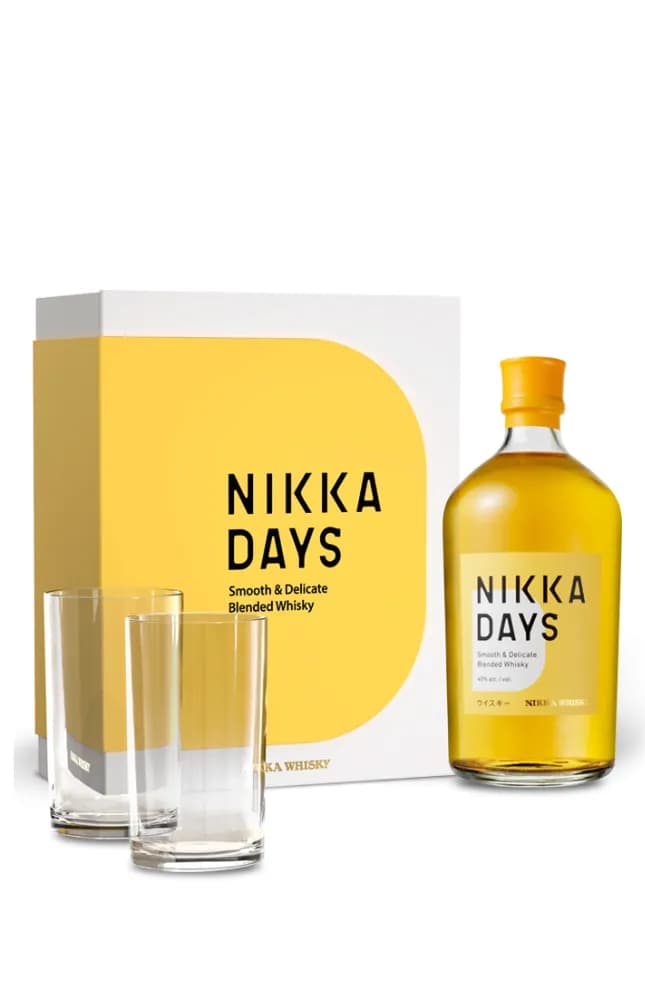 NIKKA "Days" Coffret 2 Verres 2021 խառնուրդային վիսկի, 0.7լ