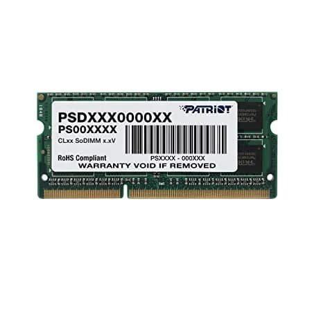 Հիշողության սարք SODIMM Ram DDR3 4GB Patriot