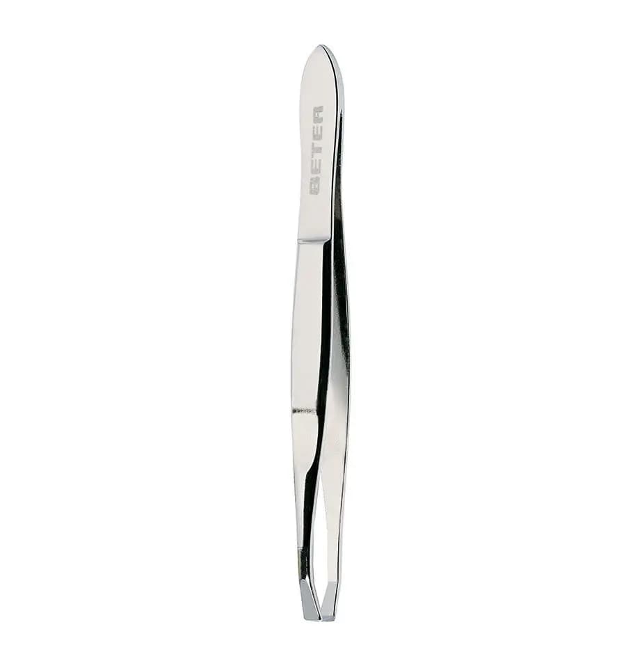 Nickelplated crab-tip tweezers - Beter