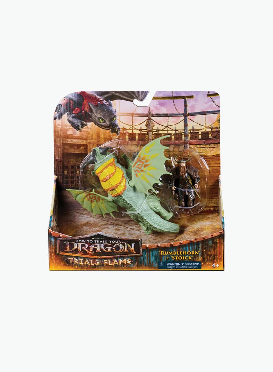 Spin Master Ֆիգուրների հավաքածու Dreamworks Dragons «Ռամբլհորնը և Ստոյկը»