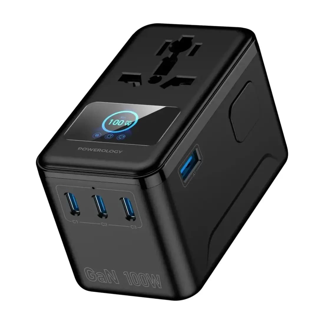 Լիցքավորիչ Powerology Voltvoya GaN Travel Adapter PWCUQC071