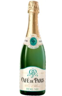 CAFÉ DE PARIS Demi-Sec Blanc de Blancs փրփրուն կիսաչոր գինի, 0.75լ