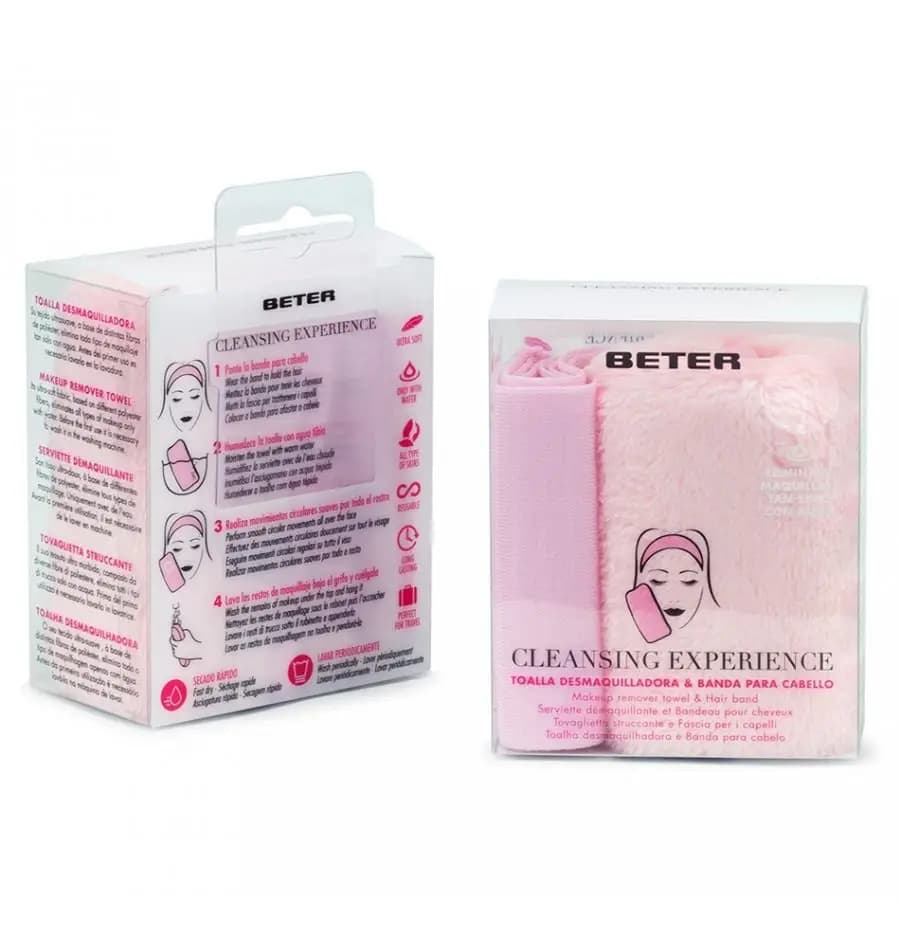 Magic makeup remover towel and hair band - Beter