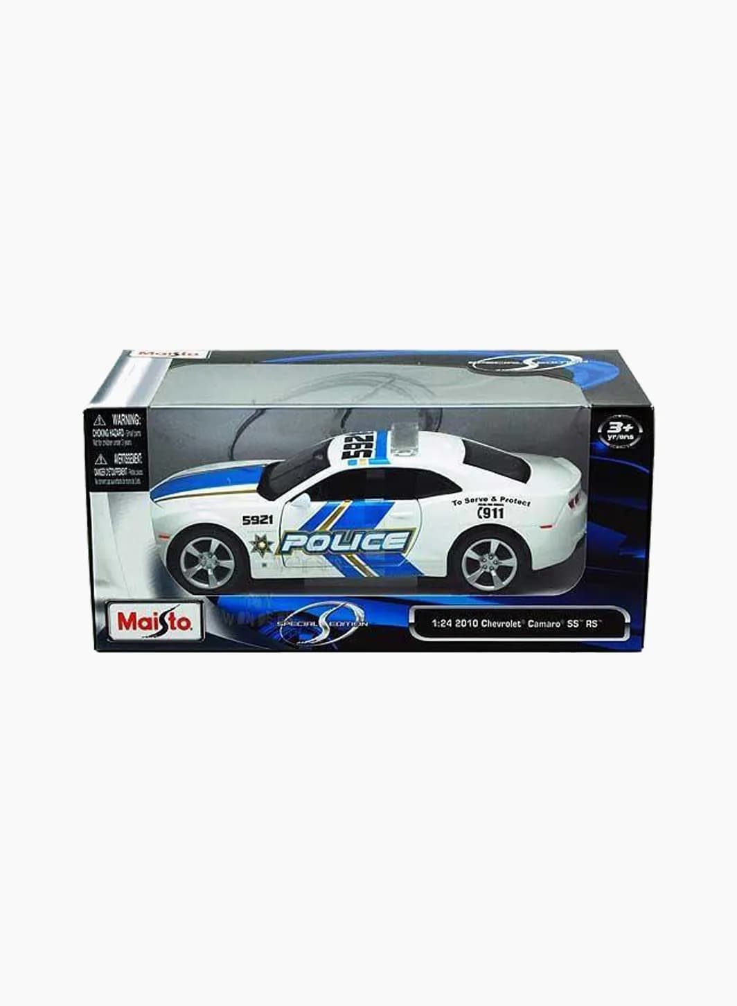 Maisto Մեքենա «Chevrolet Camaro RS 2010 Police» Scale 1:24