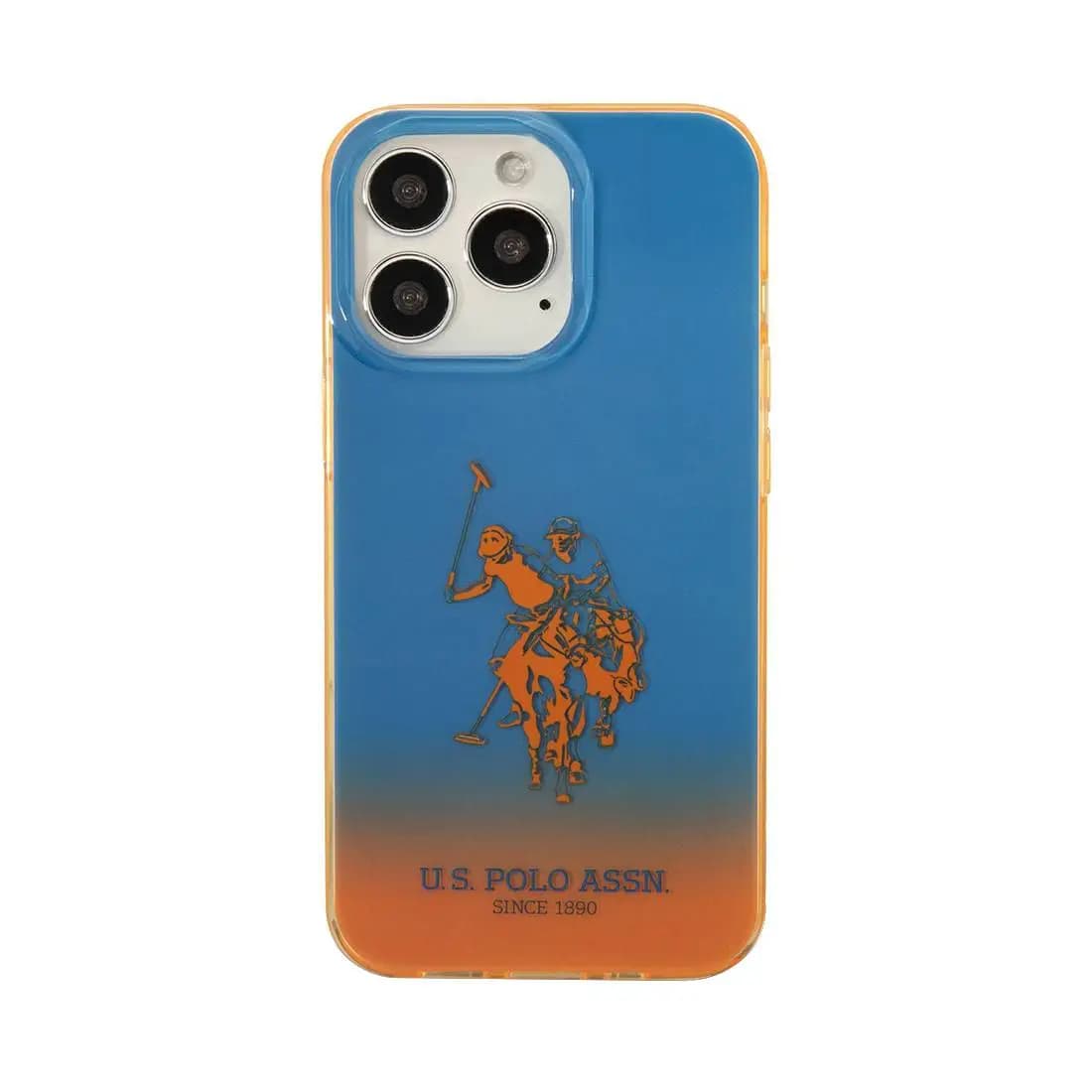 Պատյան U.S Polo ASSN PC/TPU Gradient Case with Dyed Bumper & Horse Logo iPhone 14 Pro Max