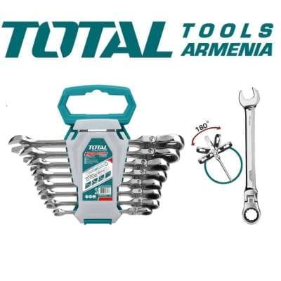  Բանալիների հավաքածու շարժական գլխով 8 հատ THT102RK586