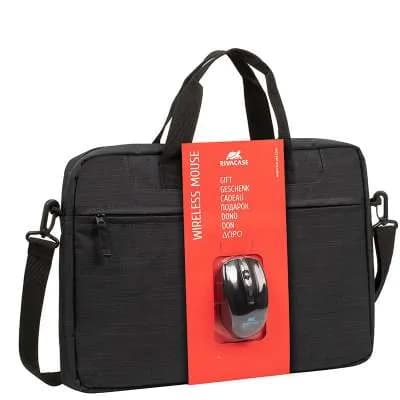 Պայուսակ Rivacase Bundle 8038 Black